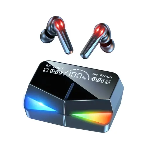 Super bass true tws wireless auricular audifonos m28 tws game handfree earbuds headphone earphone headset gaming anc air buds