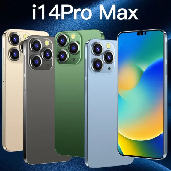 هاتف i14 Pro Max، الذي يحظى بشعبية كبيرة، يأتي بشاشة بحجم 6.7 بوصة، مع إمكانية استخدام بطاقتي SIM، وسعة تخزين تبلغ 16 جيجابايت مع إمكانية التوسعة إلى 1 تيرابايت، وهو هاتف ذكي يعمل بنظام أندرويد ويتميز بشاشة كبيرة.